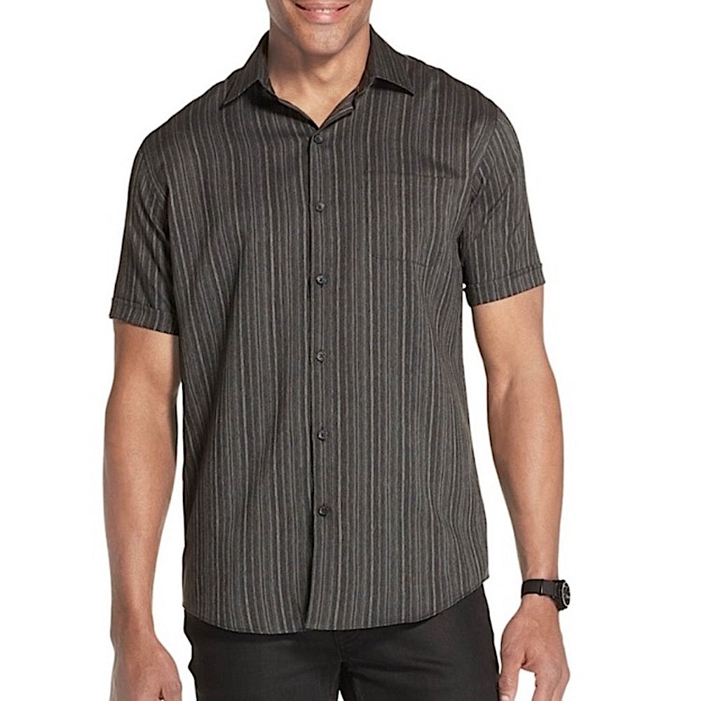 🌸NWT Van Heusen Men’s Air Textured Woven Shirt